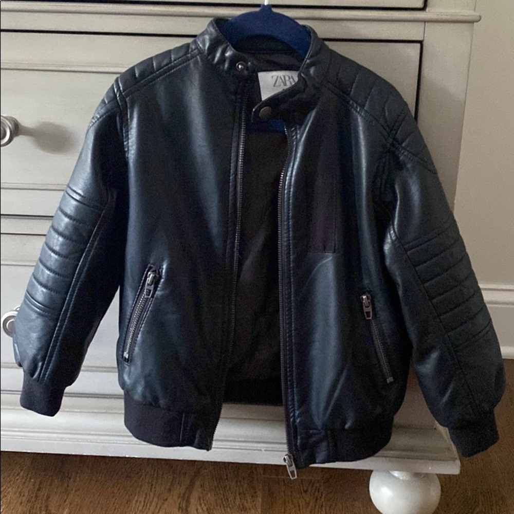 Zara kids moto jacket